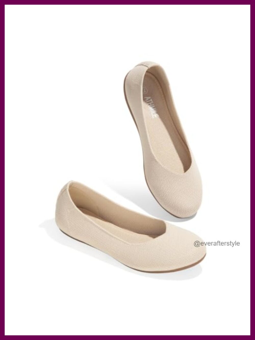Wide Toe Box Mary Jane Flats Knit Comfort Hook & Loop Casual